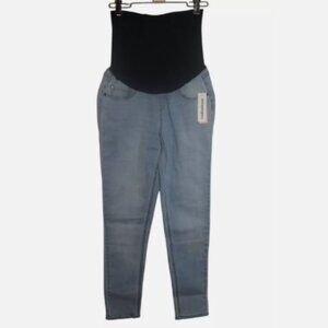 Motherhood Maternity Jeans Secret Fit Light Wash Jeans Grows With You Size M NWT